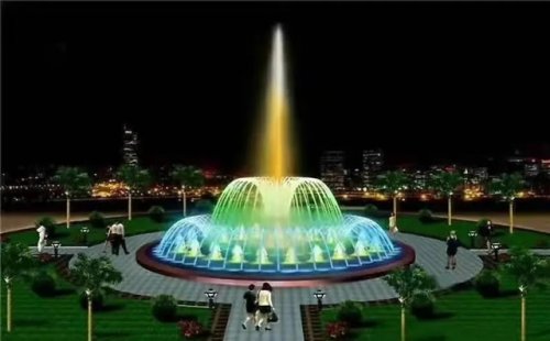 校園廣場(chǎng)音樂(lè)噴泉