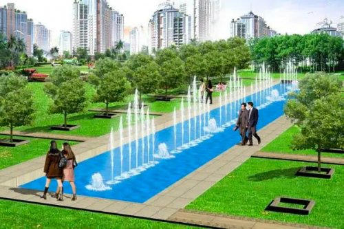 房地產園林景觀噴泉水景